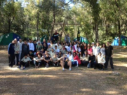 العشرات من مرشدي كشافة النادي الأرثوذكسي بيافا يشاركون في المخيم الشتوي الأول